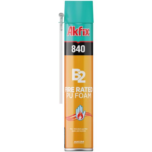 AKFİX YANGINA DAYANAKLI B2 KÖPÜK PİPETLİ 800 ML